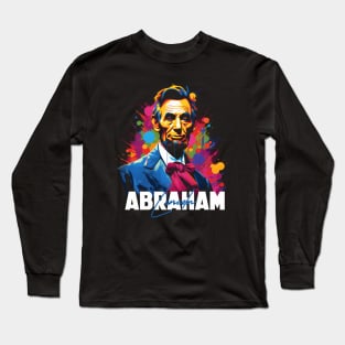 Pop Art Abe Long Sleeve T-Shirt